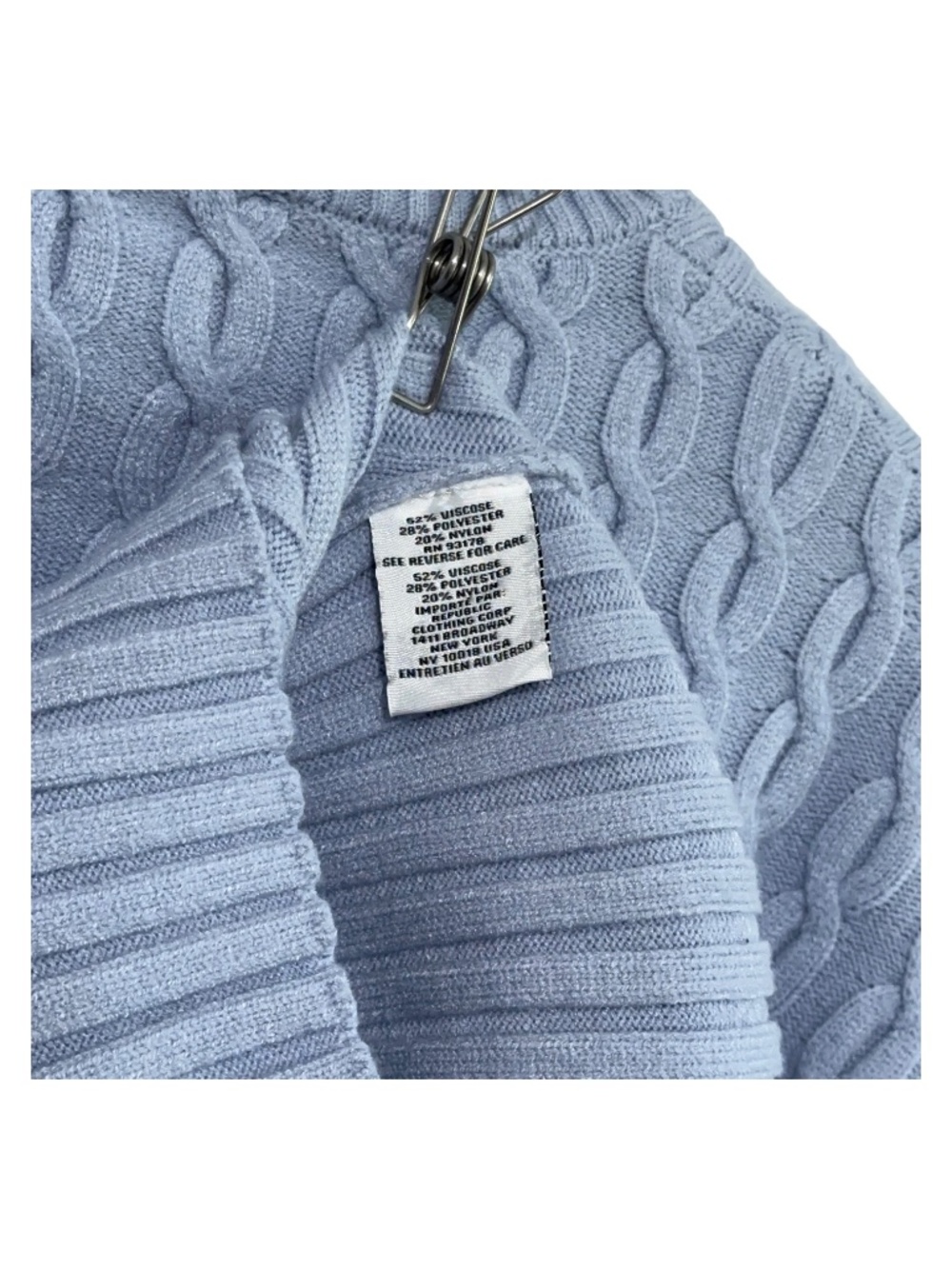 NWT Jason Wu Cable Knit Mock Neck Sweater Womens M Fall Casual Gift Orig $270 - Picture 3 of 4